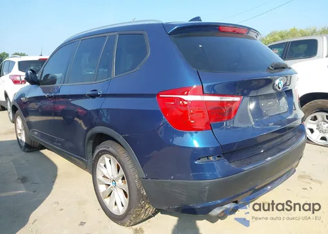 2013 BMW X3 xDrive28I z USA, uszkodzony, nr VIN 5UXWX9C5XD0A11063